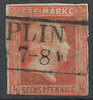 13 b Preussen 1/2 Sechs Pfennige Wilhelm IV Briefmarke Altdeutschland